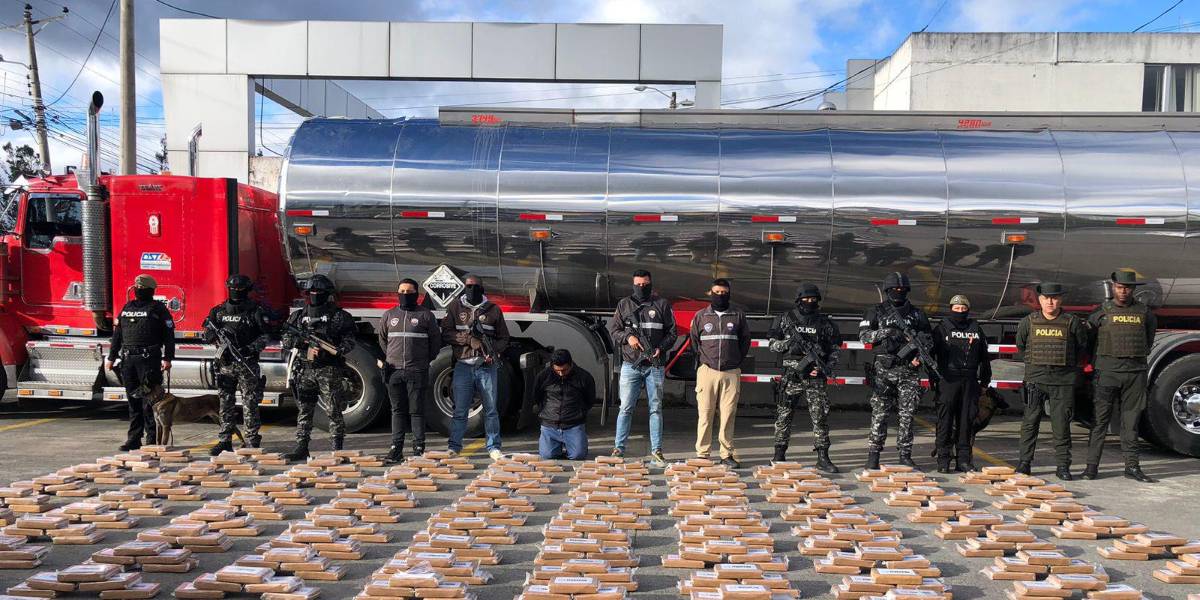 Más de media tonelada de droga es decomisada en Tulcán