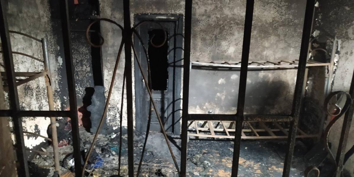 Clausuran supuesto centro de rehabilitación incendiado en el Suburbio de Guayaquil