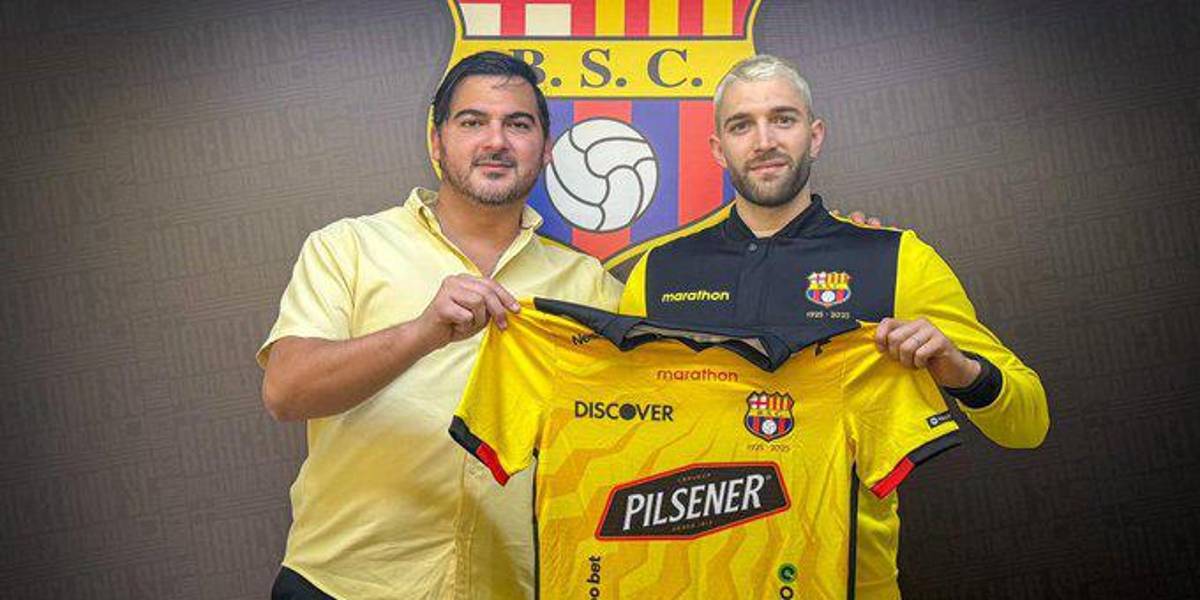 ¡Oficial! Barcelona SC presentó a Ignacio De Arruabarrena como su nuevo portero