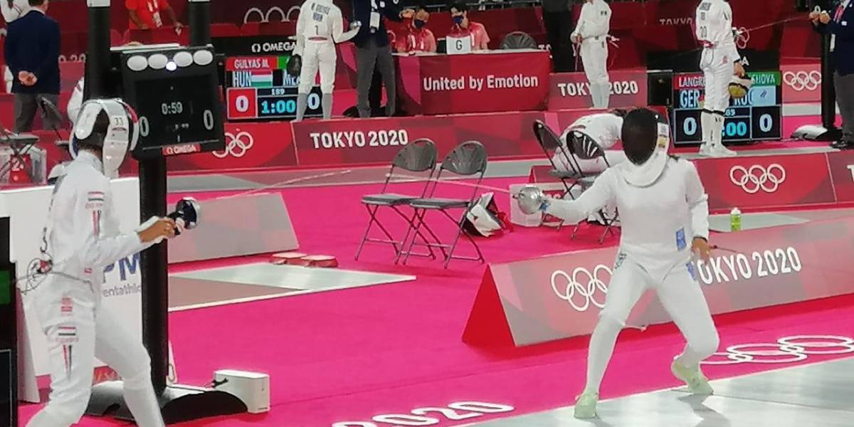 Marcela Cuaspud terminó en el puesto 35 del pentatlón moderno de Tokyo 2020