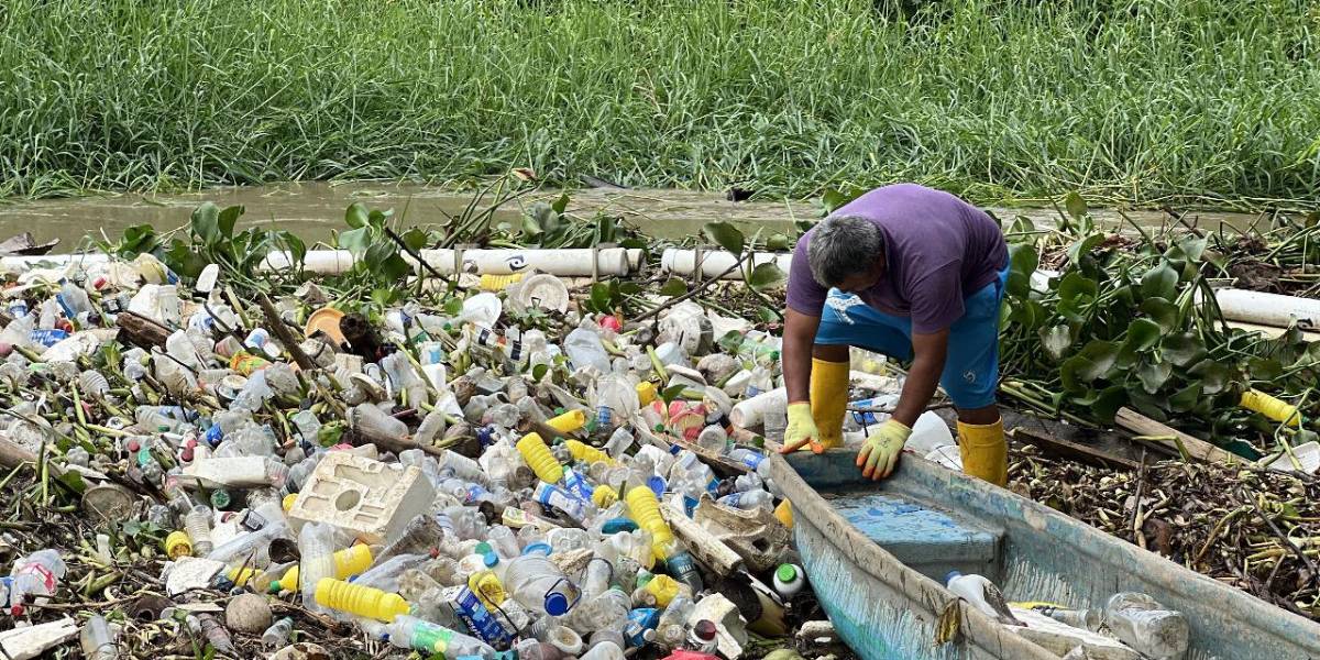 Ecuador lidera reciclaje de plásticos en ríos con el proyecto de Ichthion