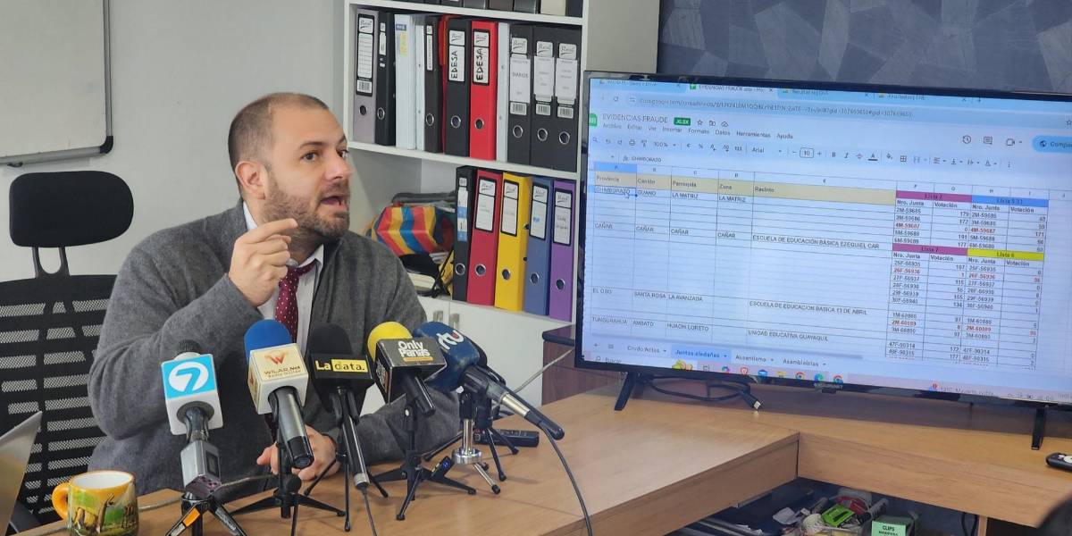 Juan Esteban Guarderas denuncia inconsistencias en actas que impidieron a Daniel Noboa ganar en primera vuelta