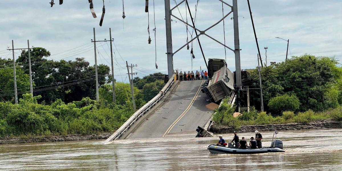 Los puentes colapsados en los últimos cinco años en Ecuador