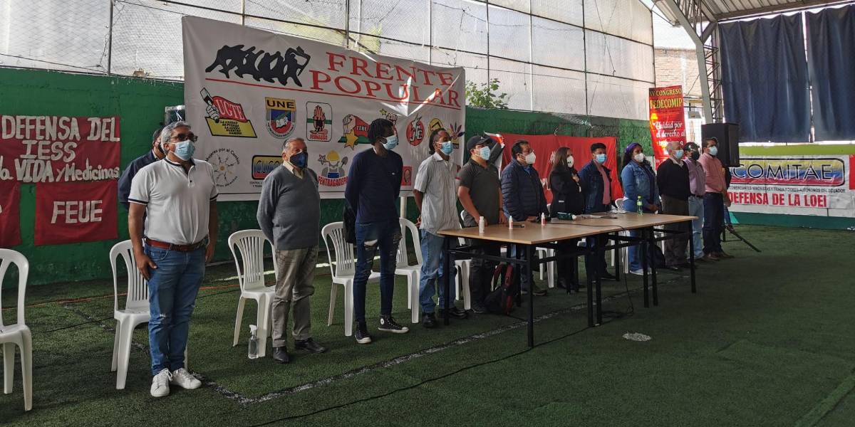 Organizaciones sociales y sindicatos ratifican protestas para el 19 de enero