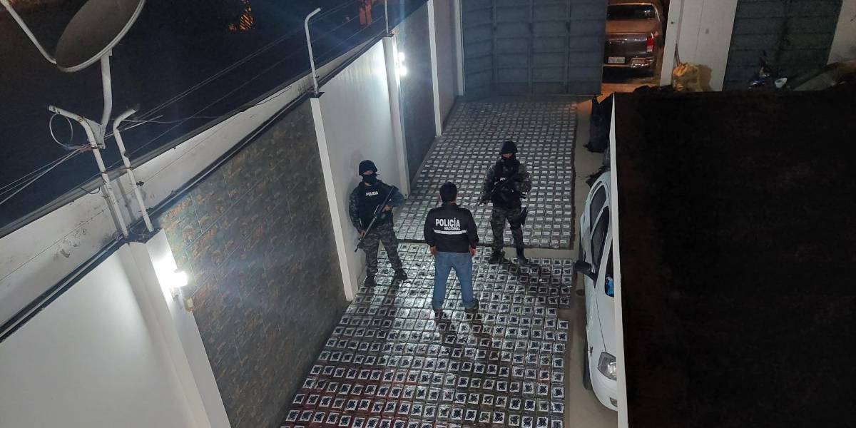 Cerca de cuatro toneladas de cocaína son incautadas en Jaramijó, Manabí