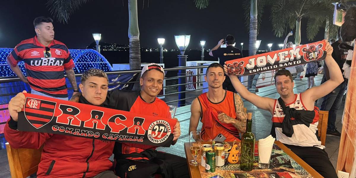 Hinchas brasileños comienzan a tomarse Guayaquil