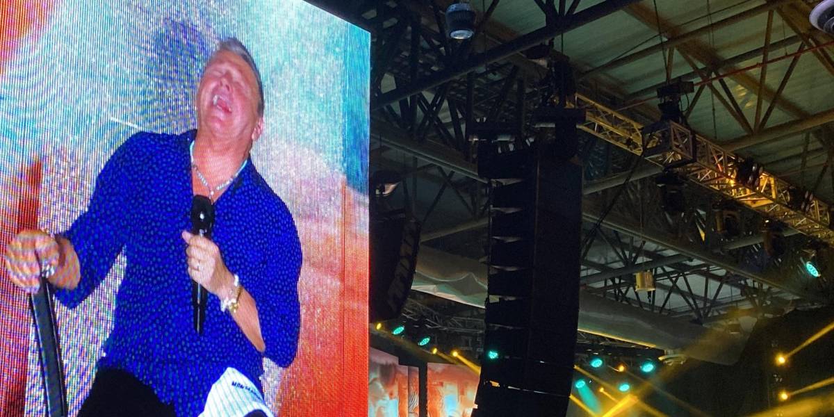 ¡No lo dejan cantar a uno!, declaró Ricardo Montaner en segundo concierto en Guayaquil