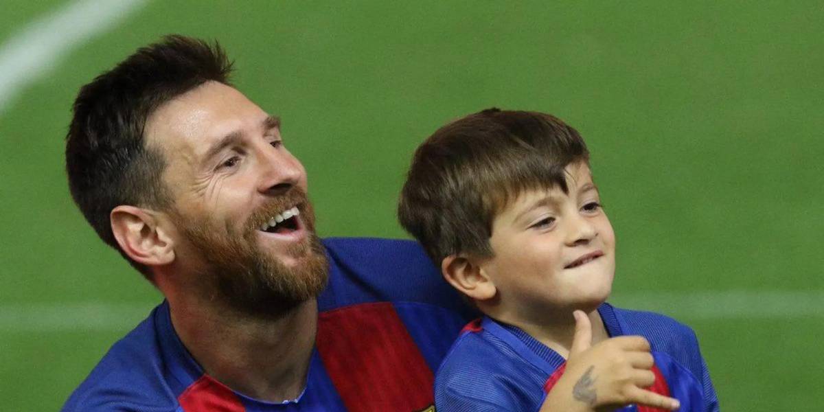 El hijo de Messi protagonizó una viral travesura en medio de su presentación en Inter Miami