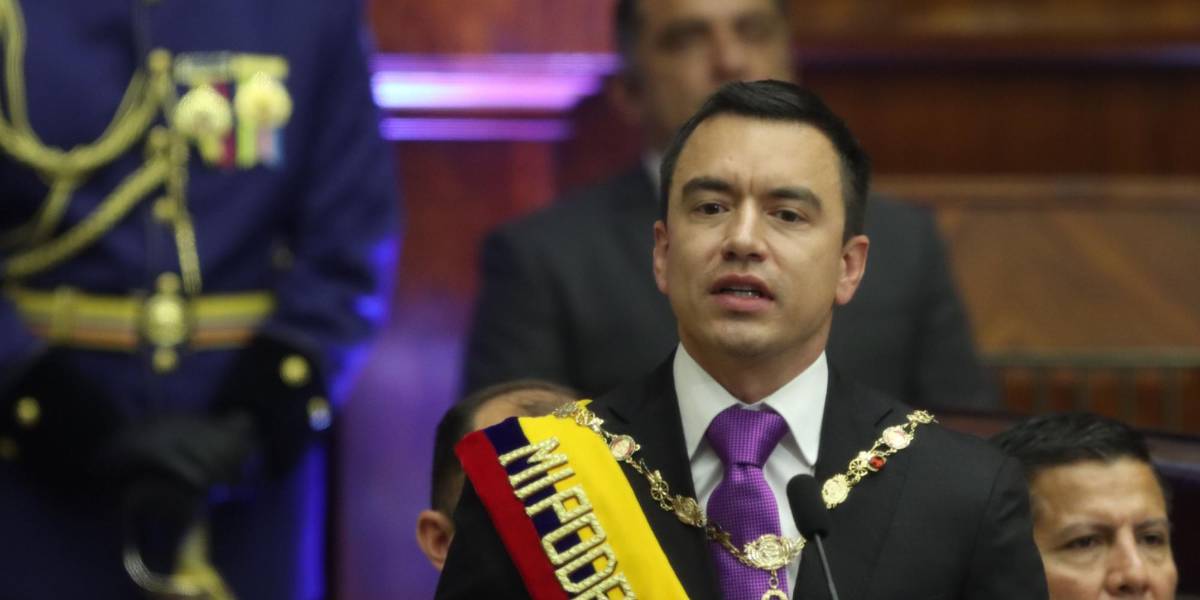 Daniel Noboa envía proyecto de ley económico urgente para innovar la gestión pública