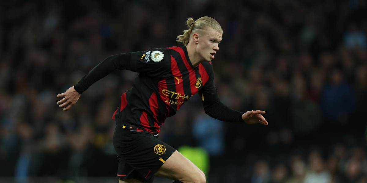 Erling Haaland es duda en el Manchester City para enfrentar al Arsenal