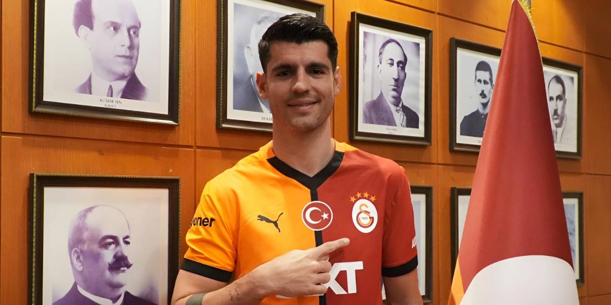 Álvaro Morata ya firmó con el Galatasaray de Turquía