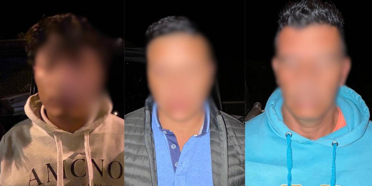 Cuatro extranjeros fueron detenidos en el Peaje de Cangahua, Pichincha, con 251 kg de cocaína