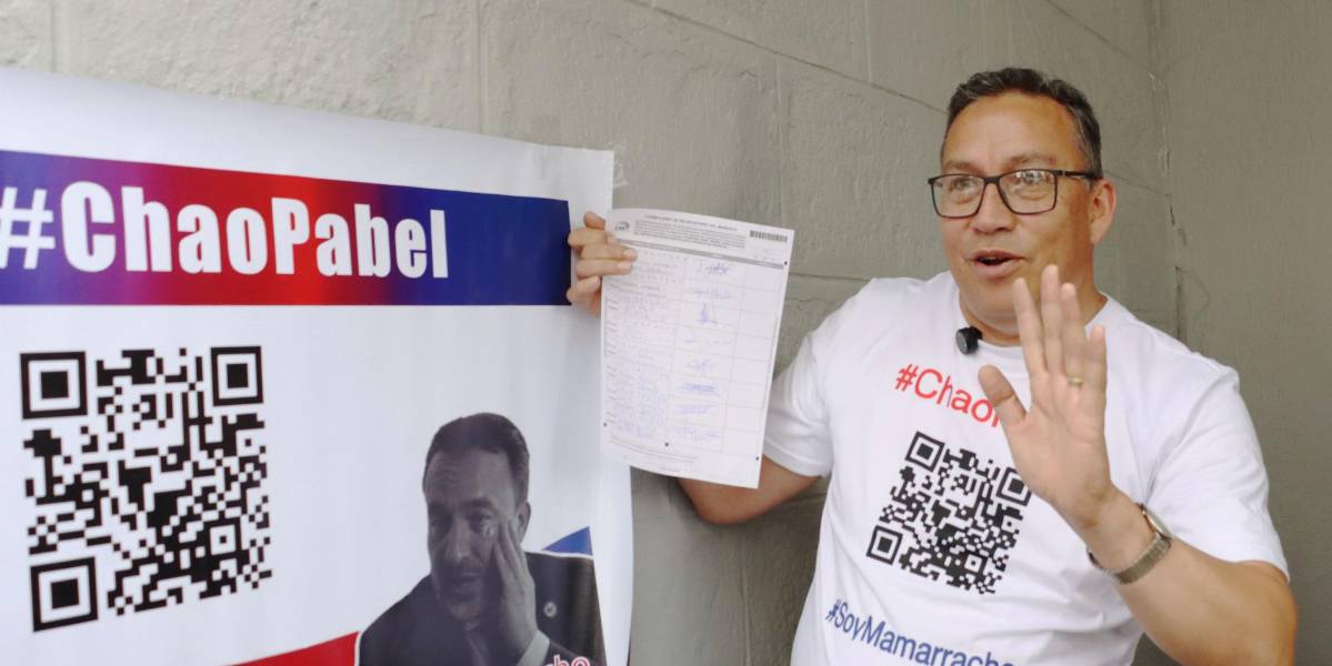 El colectivo que busca la revocatoria de Pabel Muñoz recibió el formato de formulario para recolectar firmas