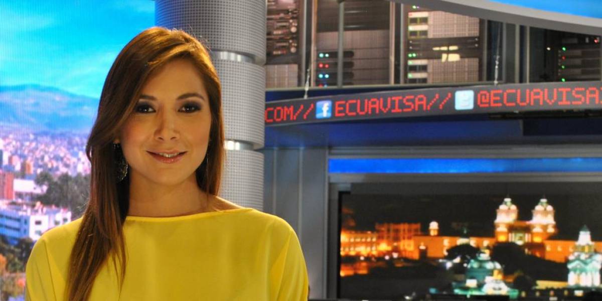 Dallyana Passailaigue regresa a la pantalla de Ecuavisa