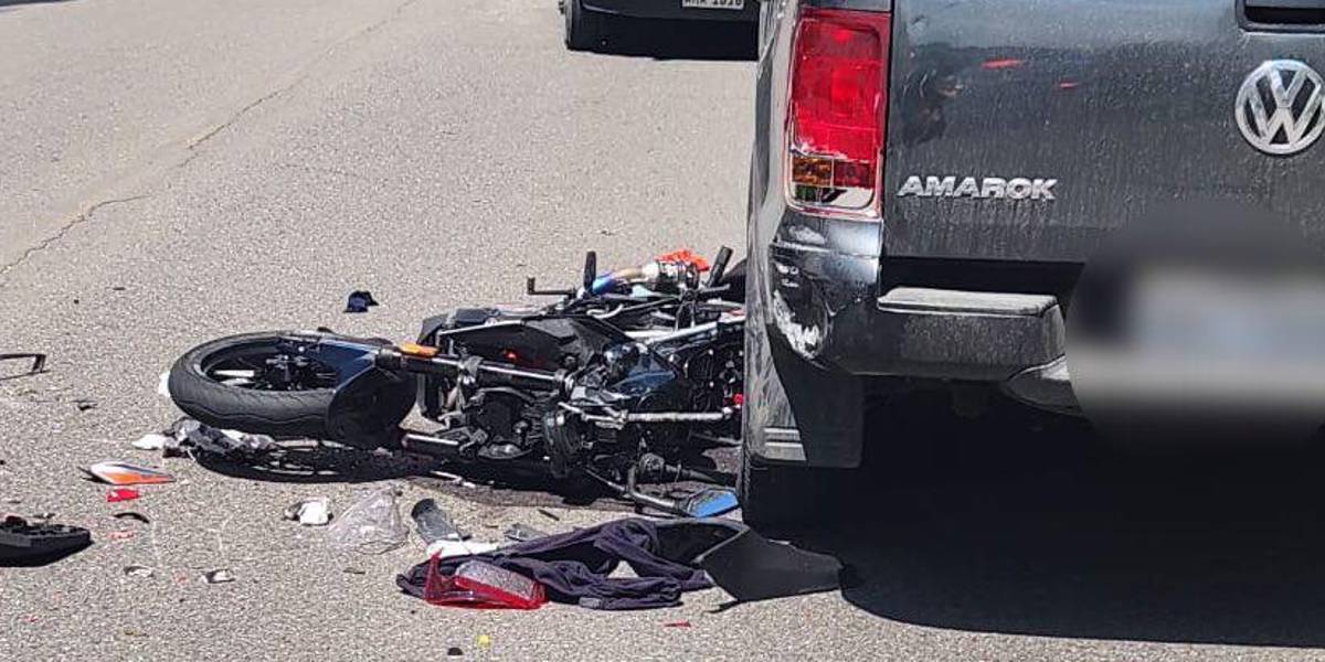 Un accidente de tránsito en Cuenca deja un motociclista fallecido