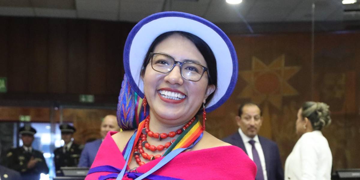 Carmen Tiupul es la segunda vicepresidenta de la Asamblea Nacional