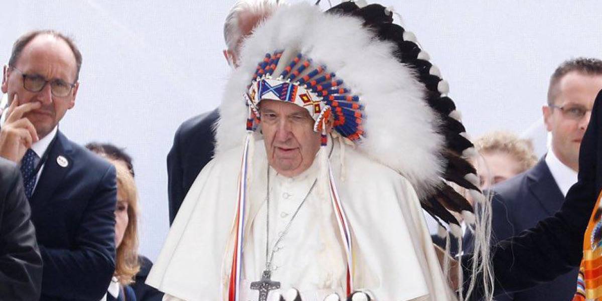 El papa pidió perdón por el mal que causó la Iglesia a indígenas canadienses