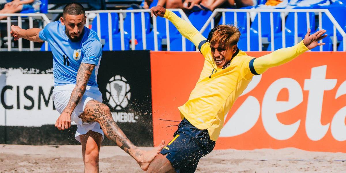 Ecuador no pudo con Uruguay en la primera fecha de la Copa América Fútbol Playa 2025