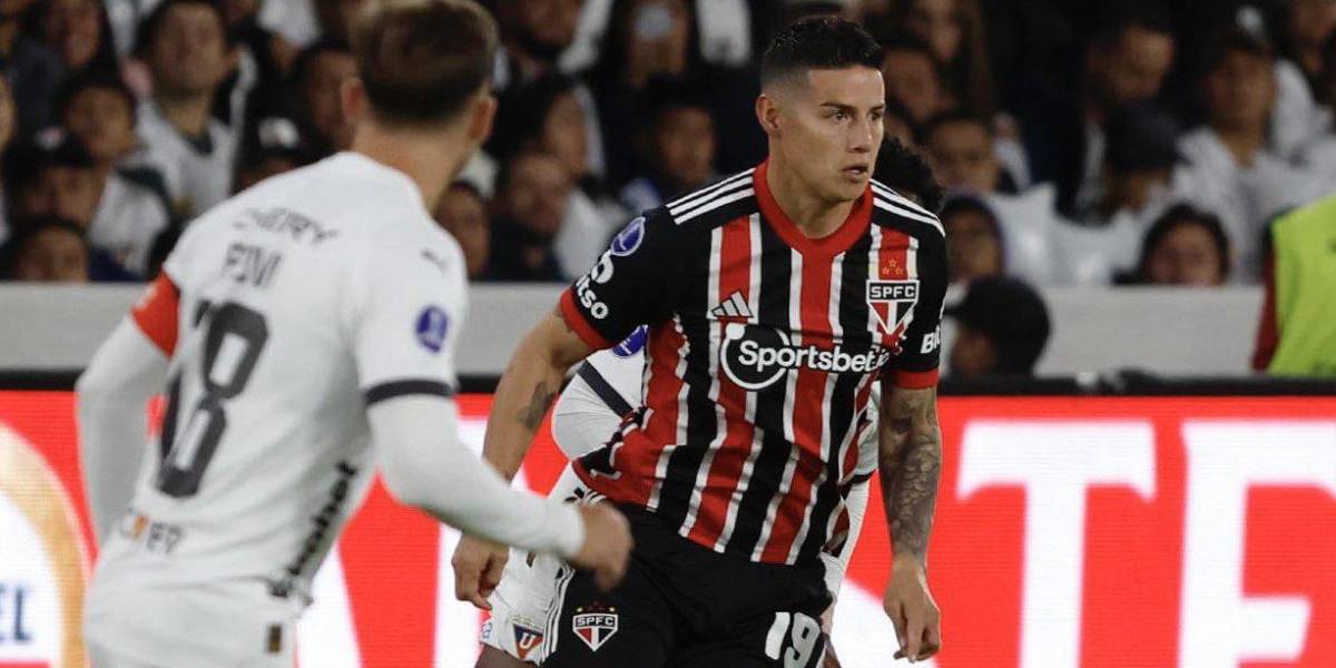 El colombiano James Rodríguez elogió el rendimiento Liga de Quito