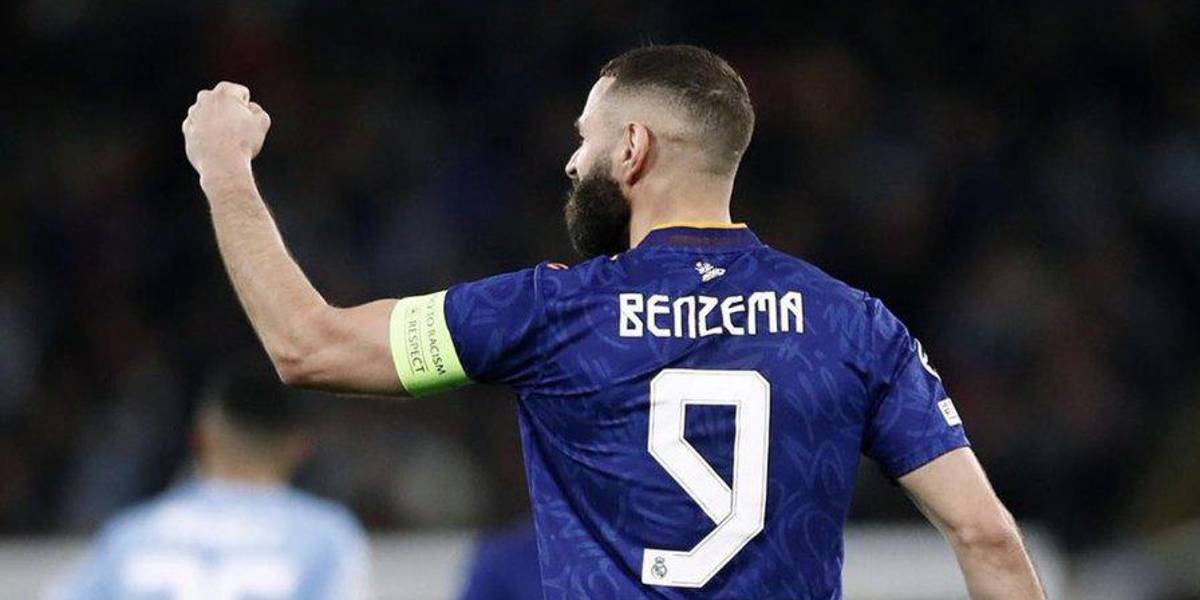 El Real Madrid celebra los 600 partidos de Karim Benzema