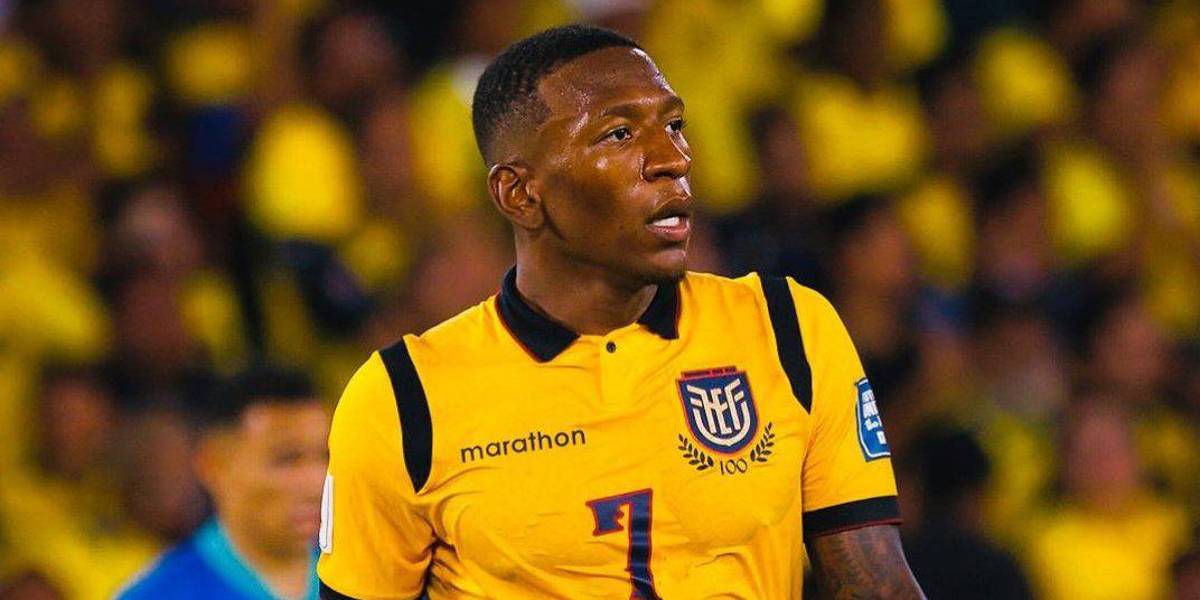 Pervis Estupiñán, baja en Ecuador ante Argentina para el cierre de las Eliminatorias Sudamericanas