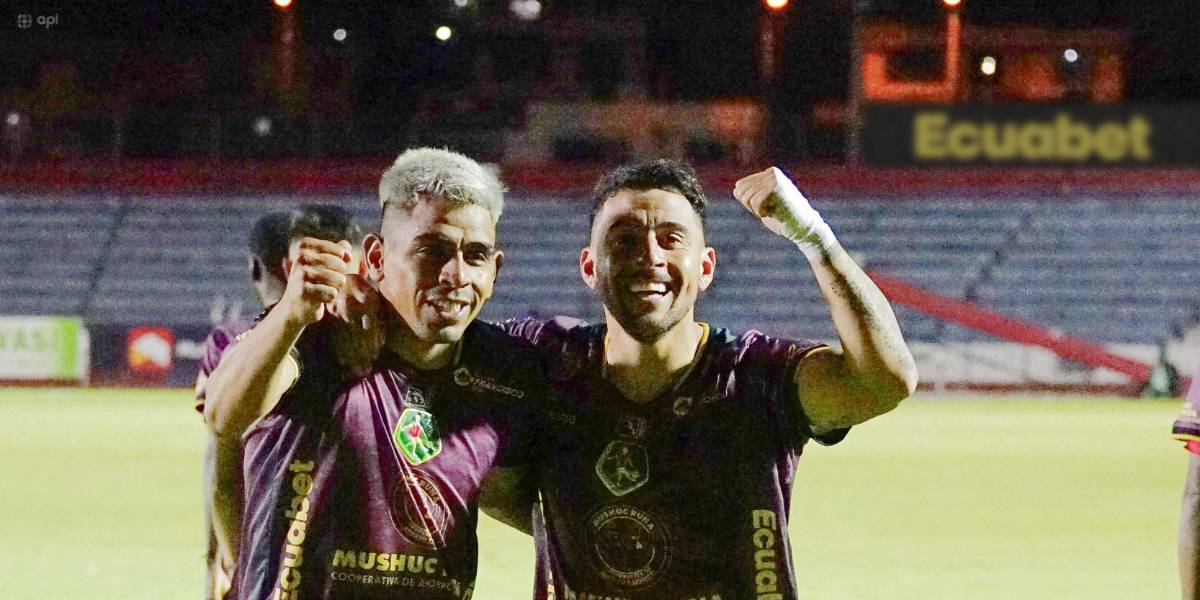Mushuc Runa goleó 3-0 a Emelec, que no levanta cabeza en Liga Pro