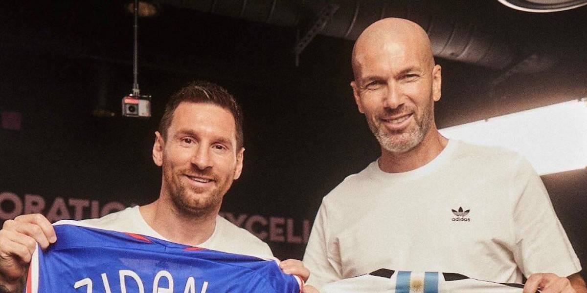 Lionel Messi le confesó a Zinedine Zidane un deseo futbolero