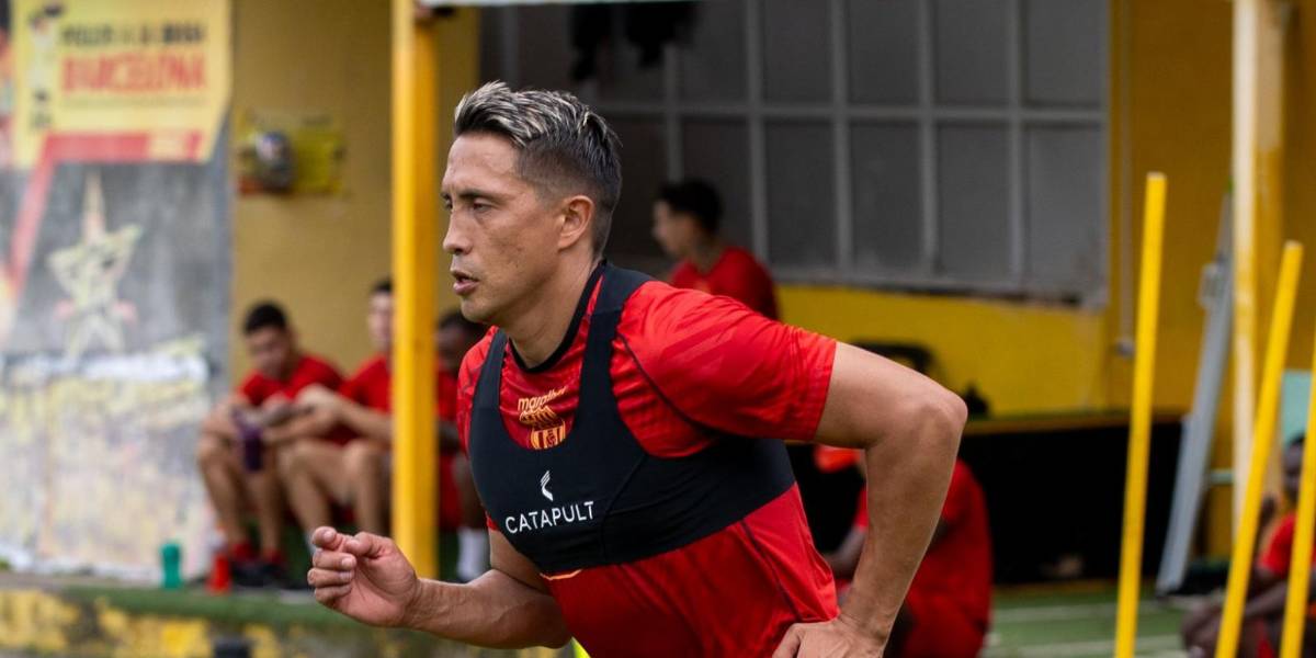 Franklin Guerra volvió a los entrenamientos de Barcelona SC