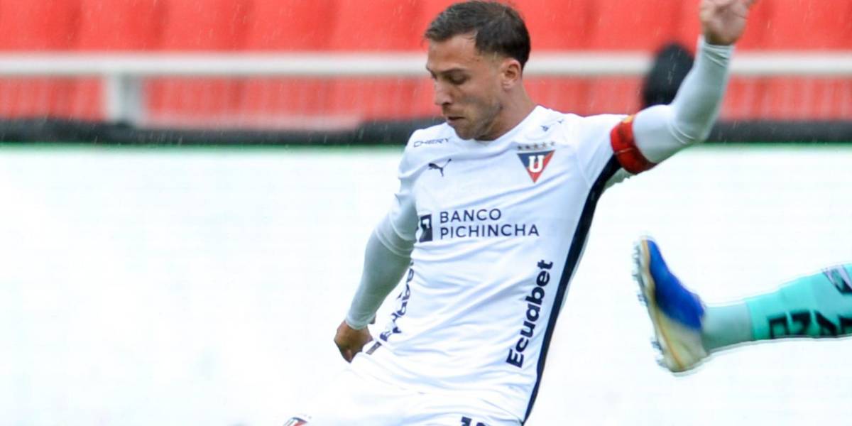 Ezequiel Piovi: No sé si el interés de Estudiantes fue real o no. Estoy metido de lleno con Liga de Quito