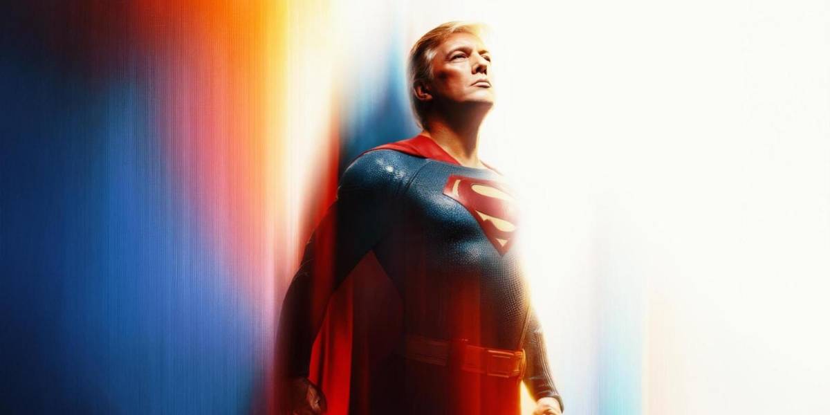 La Casa Blanca viste de Superman a Trump