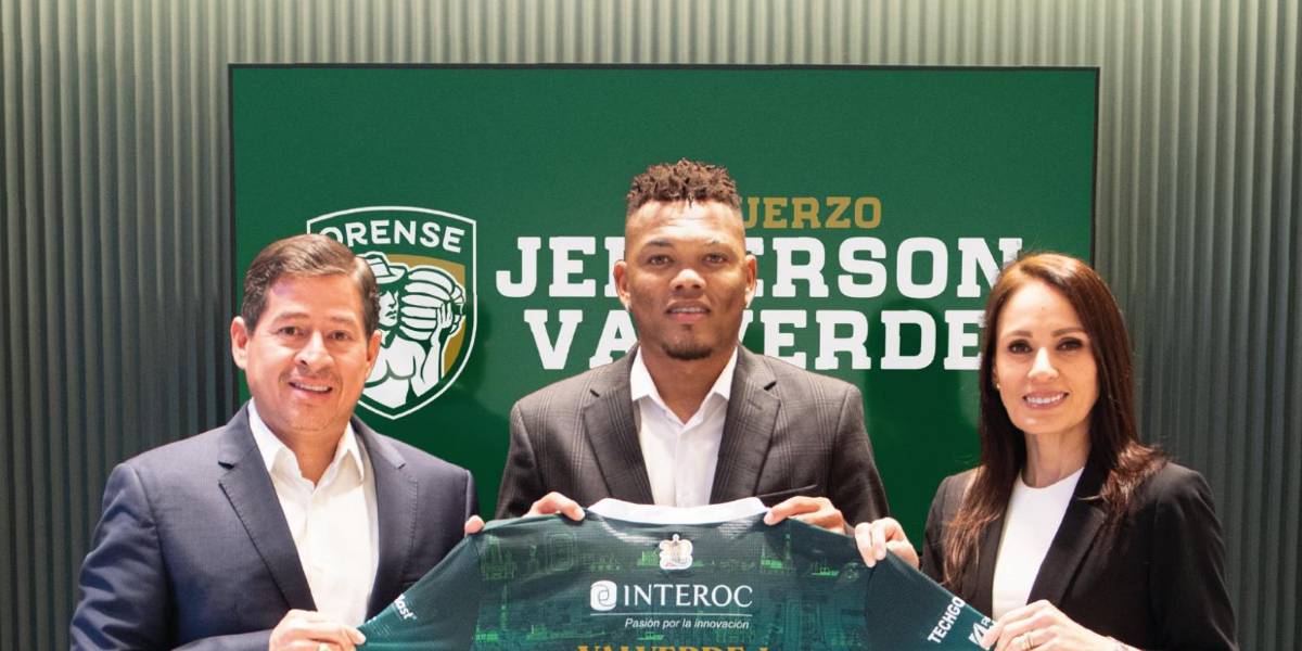 Jefferson Valverde, nuevo jugador de Orense SC