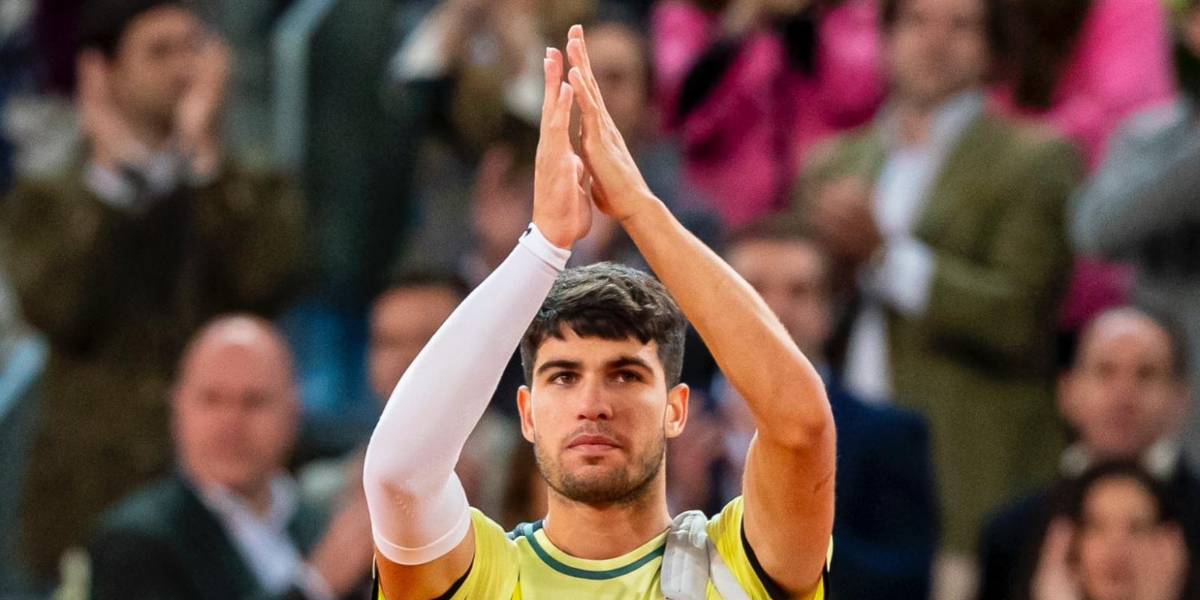 Carlos Alcaraz no jugará el Masters 1000 de Roma por una lesión en su brazo derecho