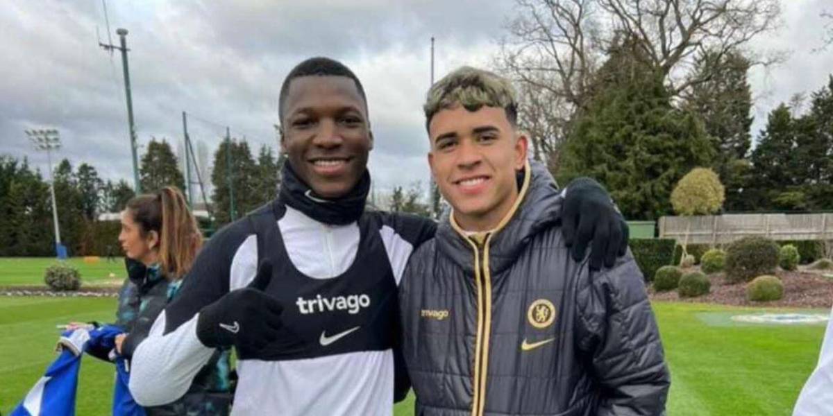 Kendry Páez conoció a Mauricio Pochettino y se reencontró con Moisés Caicedo