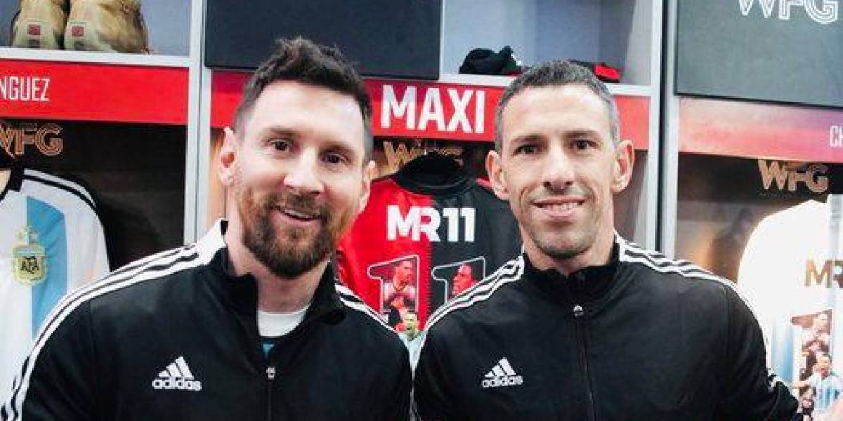 Maxi Rodríguez se despidió del fútbol con Messi como invitado especial
