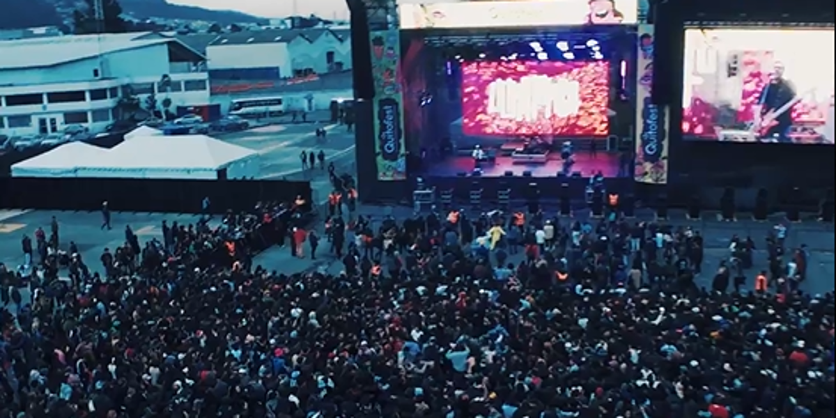 Así fue el Quitofest: incidentes, buena música y lluvia