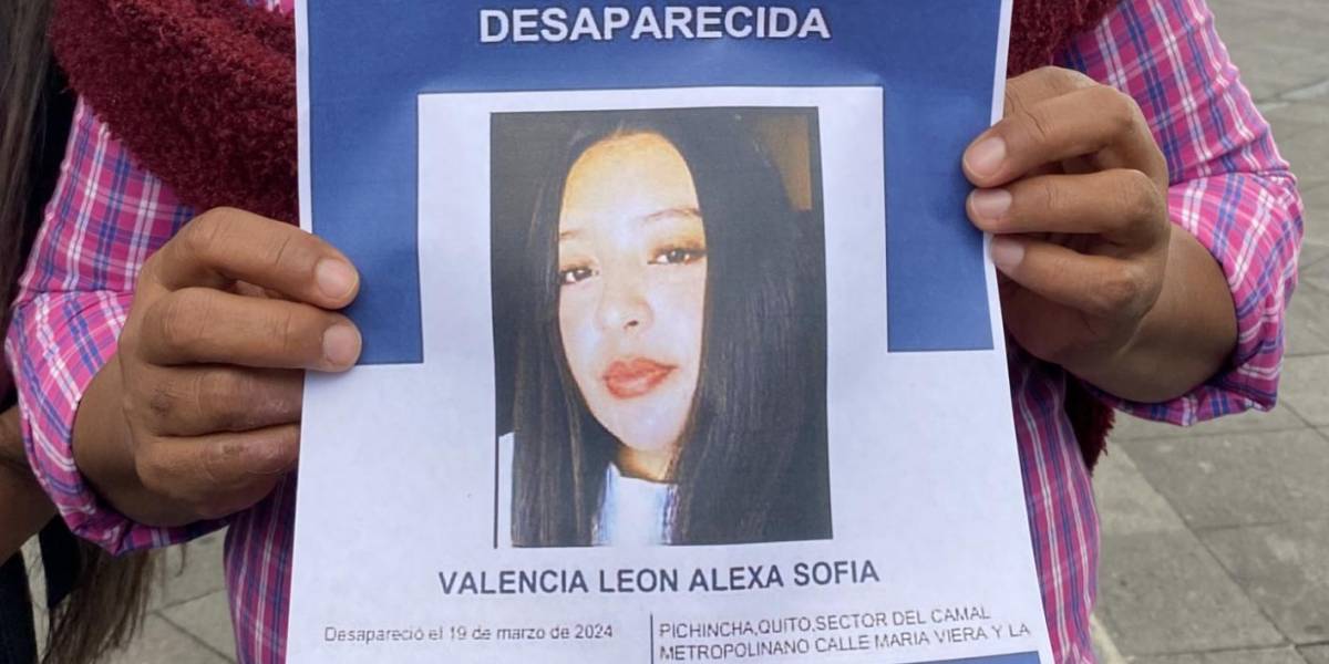 Quito: Alexa Valencia León está desaparecida desde el 19 de marzo