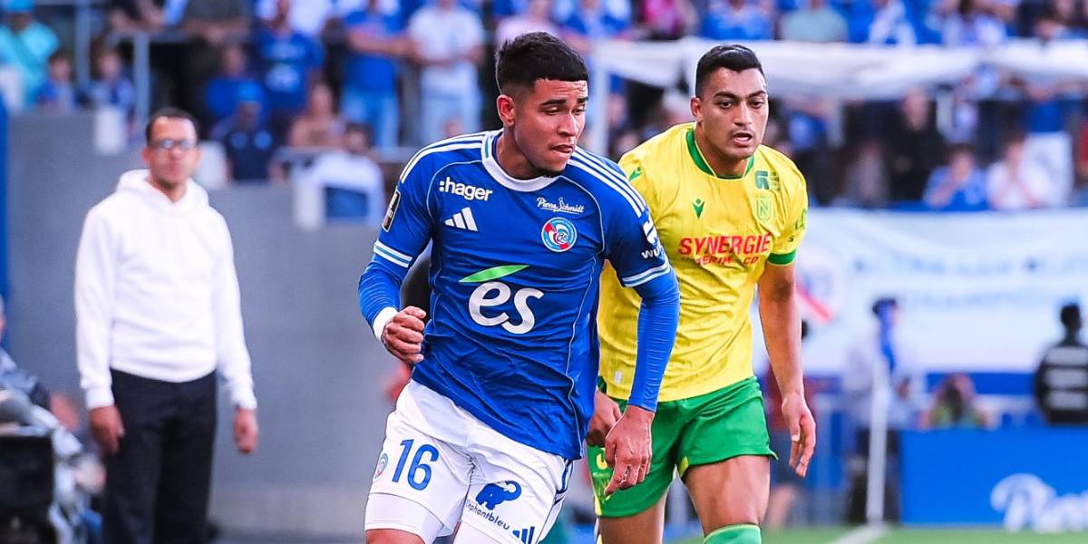 Kendry Páez debutó como titular en la victoria del Estrasburgo en la Ligue 1