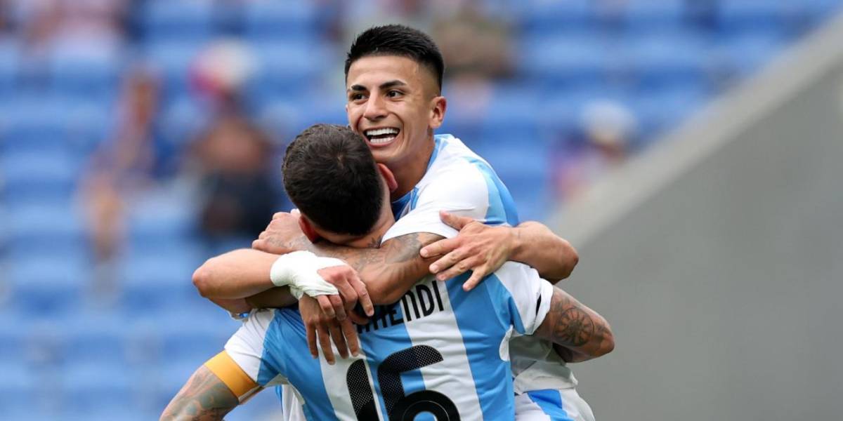 Argentina venció a Ucrania y avanzó a los cuartos de final de los Juegos Olímpicos de París 2024