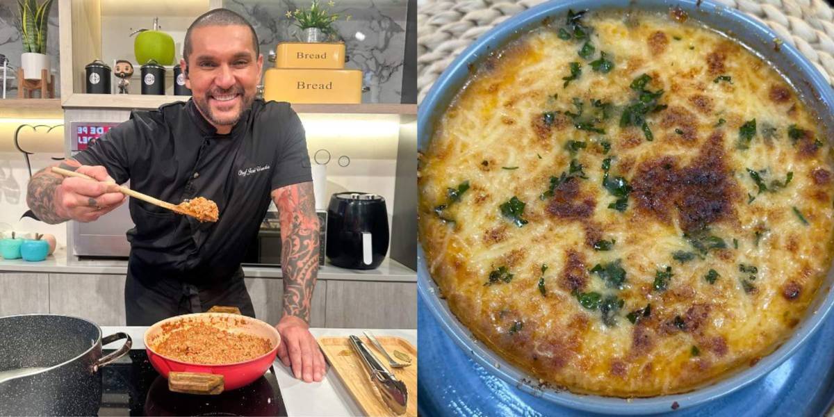 Con la receta de José Urrutia deleita tu paladar al preparar una deliciosa sopa de lasaña