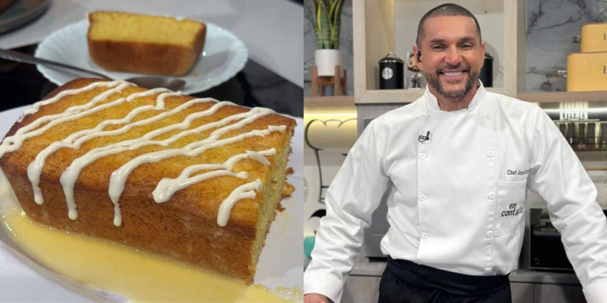 José Urrutia prepara un irresistible cake de naranja