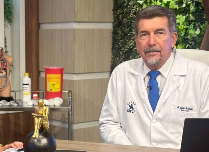 Gaby Díaz y Dr. Guido Panchana