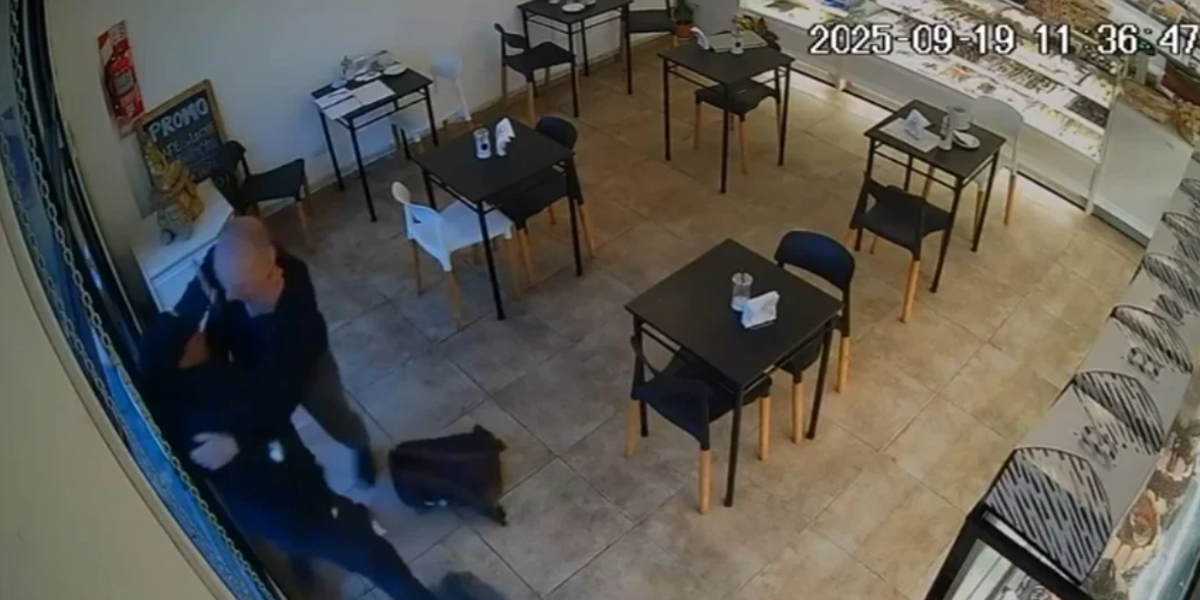 Un hombre intentó robar una panadería y fue reducido por un cliente y empleado