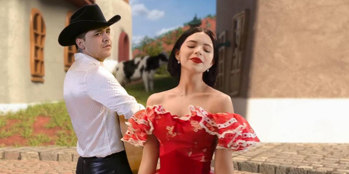 ¡Christian Nodal y Ángela Aguilar ya están en Ecuador!