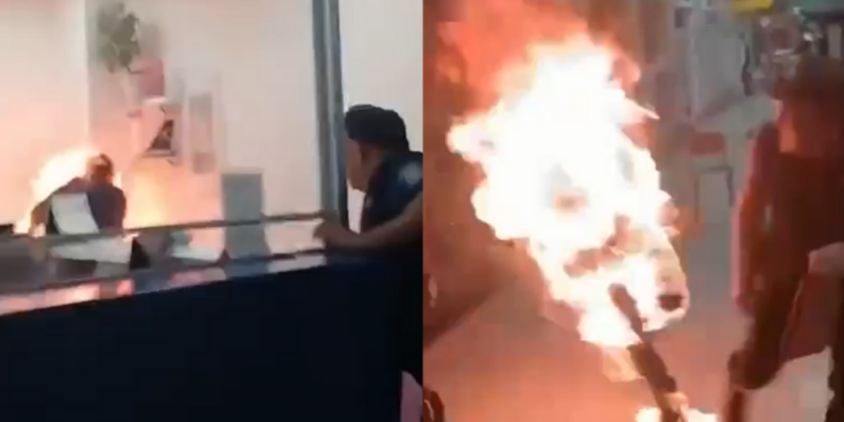 Hombre se prende fuego en aeropuerto de Kazajistán tras discusión con su pareja