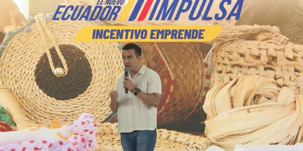 Daniel Noboa: Creen que nos pueden trabar en el conflicto poniendo 300 personas a pegar tres gritos