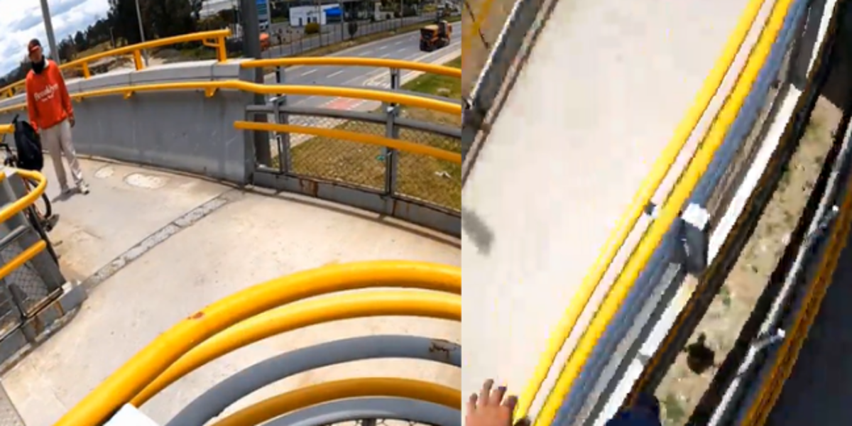 Colombia: Un joven se salvó de un robo por saber parkour