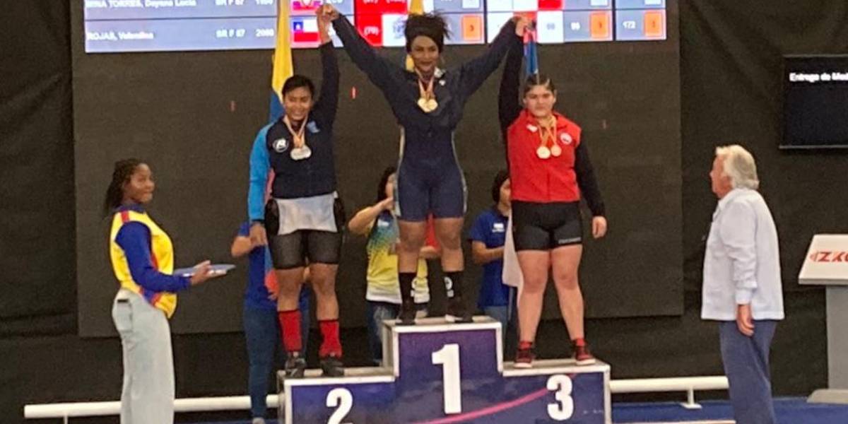 Tamara Salazar arrasa y se consagra campeona en el Sudamericano de Levantamiento de Pesas