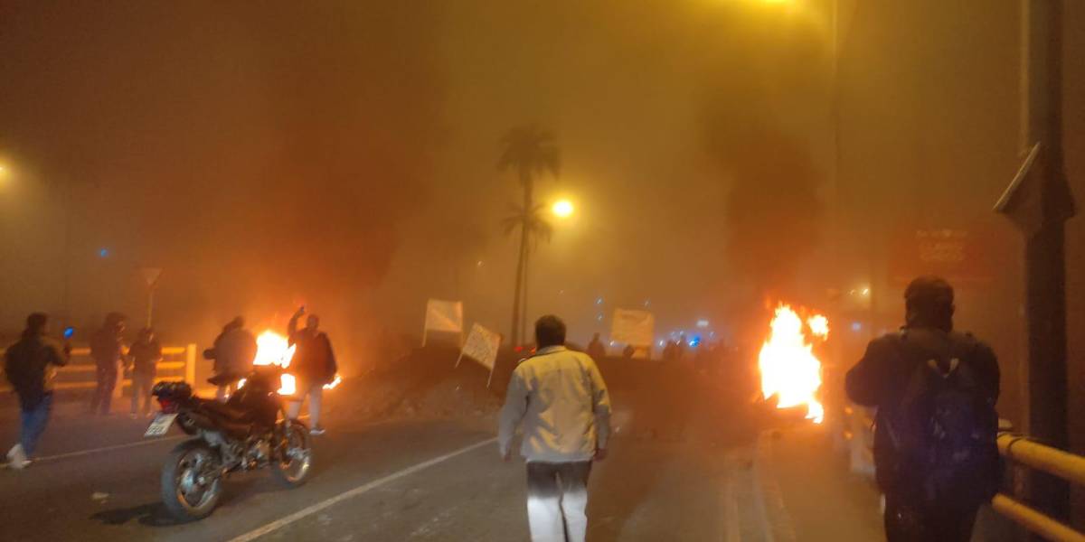Conozca los sectores en donde hay protestas la noche del 14 de junio, en Quito