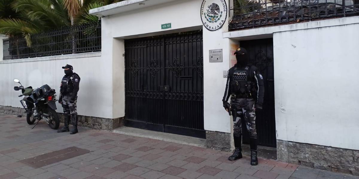 Jorge Glas está en calidad de huésped en la embajada de México