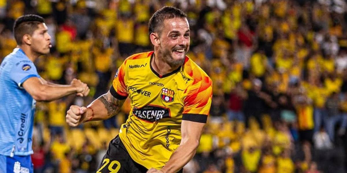 Octavio Rivero apunta a ser titular en el duelo Barcelona vs Liga de Quito